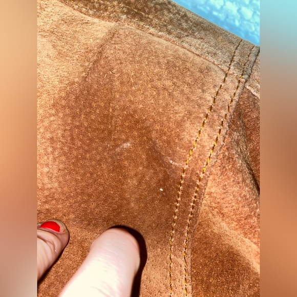 Seude Leather Bomber Jacket - Picture 10 of 13